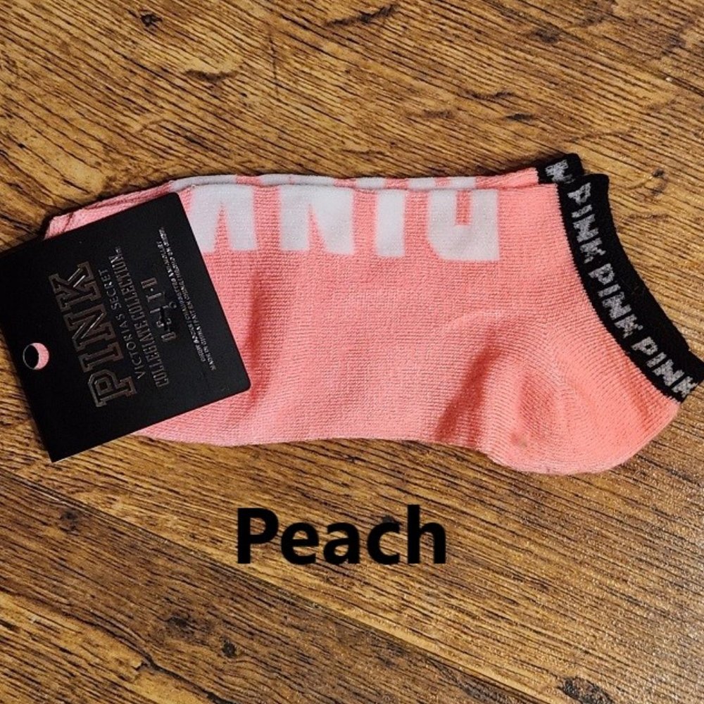 PINK - Women's Ankle Socks Collegiate Collection - NWT - Picture 10 of 13